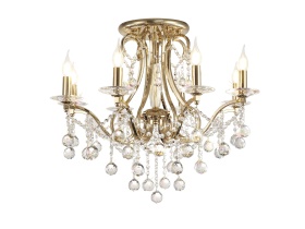 Bianco Crystal Ceiling Lights Diyas Contemporary Chandeliers